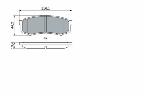 Toyota Land Cruiser 2.8 D-4D Prado	 2015-2017 Bosch Arka Balata