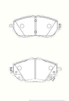 Toyota Auris E18 (12-19) 1.6 2012-2019 Sangshing (HI-Q) Ön Balata