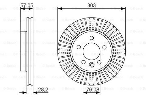 Volkswagen Amarok 2.0BiTDI 2010-2012 Bosch Ön Disk 2 Adet