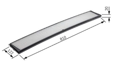 BMW 1 E87 120d 2.0 2004-2011 Bosch Karbonlu Polen Filtresi
