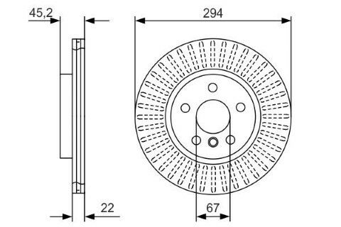 BMW 2 F45 	216d 1.5 2014-2021 Bosch Ön Disk 2 Adet