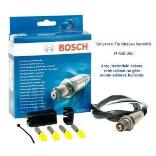 Fiat Bravo 1.4T 2007-2010 Bosch Oksijen Sensörü Universal Tip