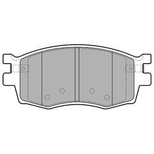 Kia Rio 1.4 2005-2011 Delphi Ön Balata NETPAR24317
