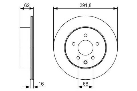 Renault Koleos 1.3Tce 160 2020-2025 Bosch Arka Disk 2 Adet