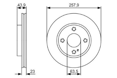 Ford Fiesta 1.4 2008-2017 Bosch Ön Disk 2 Adet