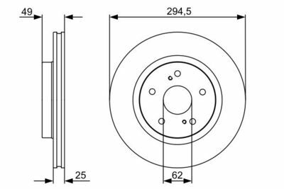 Suzuki Grand Vitara 2.0 2005-2009 Bosch Ön Disk 2 Adet