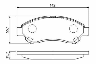 Suzuki Vitara S 1.4 2015-2022 Bosch Ön Balata NETPAR25979