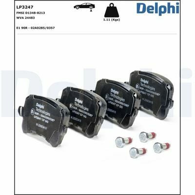 Audi A3 1.6FSI 2004-2007 Delphi Arka Balata