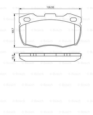 Land Rover Discovery 1 3.9V8 1993-1999 Bosch Ön Balata