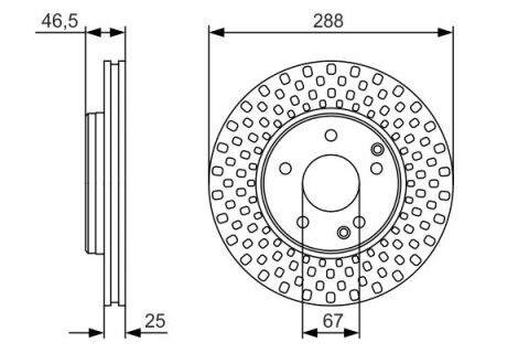 Mercedes C Serisi (203) C180 2.0 2000-2002 Bosch Ön Disk 2 Adet
