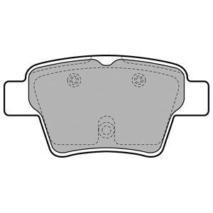 Peugeot 307 1.4HDI 2001-2005 Delphi Arka Balata NETPAR24150
