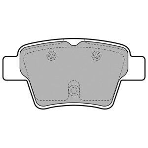 Peugeot 207 1.6 2007-2009 Delphi Arka Balata NETPAR24150