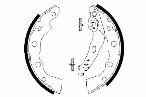 Mitsubishi Carisma 1.6 1997-2003 Bosch Kampana Balata