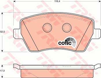 Nissan Note E11 1.5dCi 2006-2013 TRW Ön Balata 23973