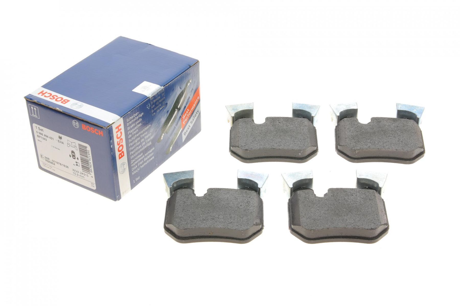 BMW 3 E90 330d 3.0 2008-2011 Bosch Arka Balata WVA24315