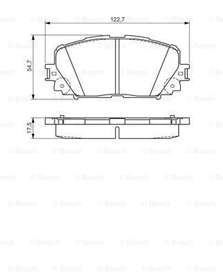 Toyota Yaris 1.3 2011-2014 Bosch Ön Balata