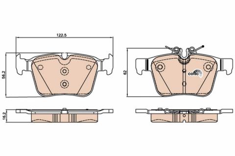 Mercedes C Serisi (205) C180 1.6	 2014-2021 TRW Arka Balata