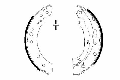 Citroen C2 1.4 2003-2009 Bosch Kampana Balata 38mm