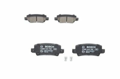 Toyota Corolla 1.6 2001-2007 Bosch Arka Balata WVA23816