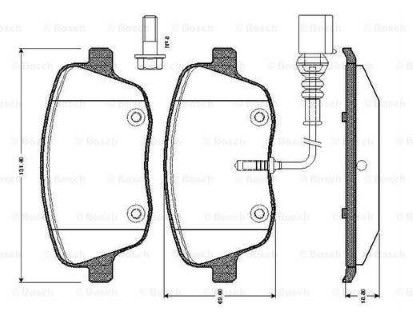 Seat Cordoba 1.6 2003-2009 Bosch Ön Balata