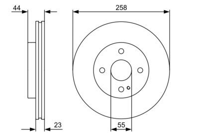 Mazda 2 1.5 2007-2014 Bosch Ön Disk 2 Adet