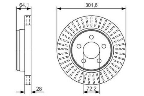 Jeep Cherokee (KK) 2.8CRD 2008-2013 Bosch Ön Disk 2 Adet