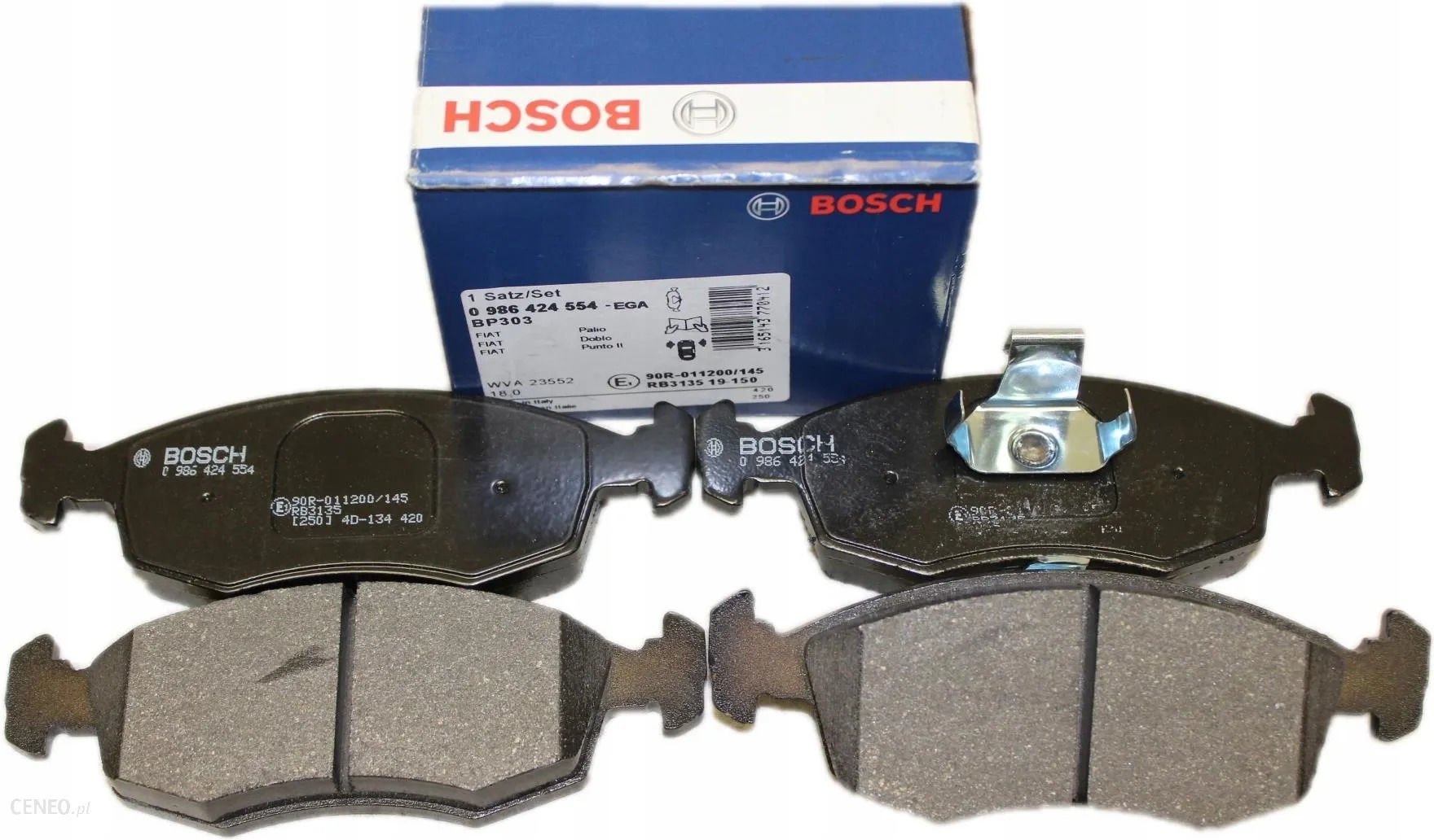 Fiat Doblo 1.3JTD 2004-2005 Bosch Ön Balata 23552
