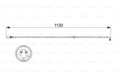 BMW X1 E84 20d sD 2.0 2009-2010 Bosch Arka Balata Fişi 1130mm