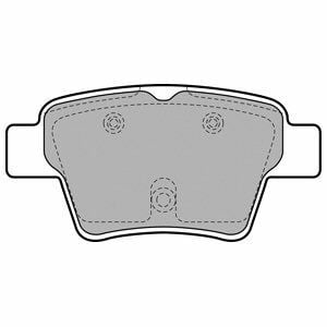 Peugeot 307 1.6 2000-2007 Delphi Arka Balata NETPAR24150