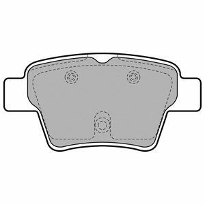Peugeot 207 1.6THP 2006-2011 Delphi Arka Balata NETPAR24150