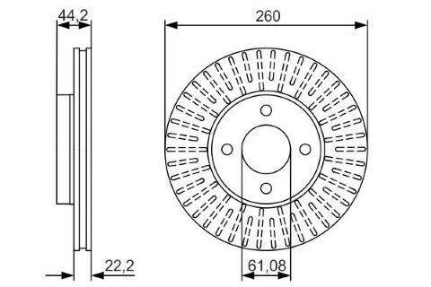 Nissan Note E12 1.2 2013-2016 Bosch Ön Disk 2 Adet