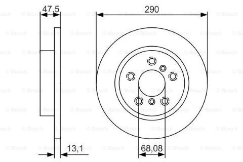 Renault Kadjar 1.2 2015-2018 Bosch Arka Disk 2 Adet