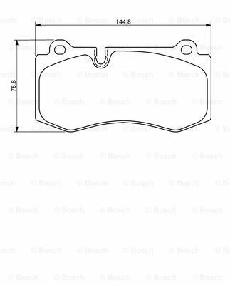 Mercedes S Serisi (221) S320CDI 3.0 2005-2009 Bosch Ön Balata 23960