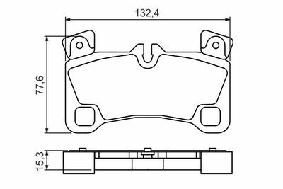 Audi Q7 4.2TDI 2010-2015 Bosch Arka Balata WVA24296