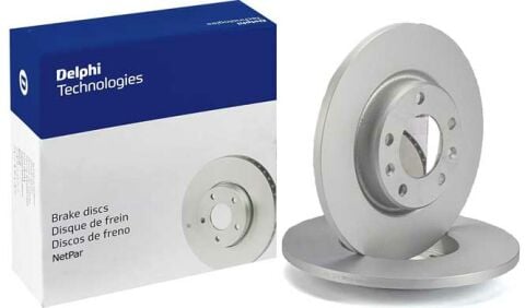 Peugeot 408 1.2 PureTech 2022-2025 Delphi Arka Disk 268mm 2 Adet