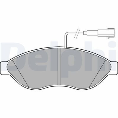 Citroen Jumper 2.0HDi 2015-2019 Delphi Ön Balata NETPAR24469