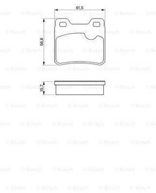 Opel Astra F 1.6 1994-1998 Bosch Arka Balata