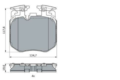 BMW 3 G20 320i 1.6 2019-2025 Bosch Ön Balata