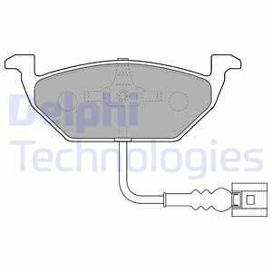 Volkswagen Golf 6 1.6 2008-2012 Delphi Ön Balata 23130