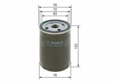 Volkswagen Bora 1.6 2002-2005 Bosch Yağ Filtresi NETPARP3033