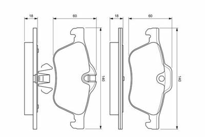 Mini One R50 1.6 2001-2006 Bosch Ön Balata