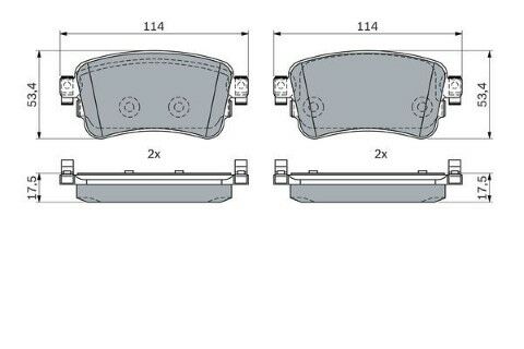 Peugeot Expert 2.0HDi 2016-2021 Bosch Arka Balata