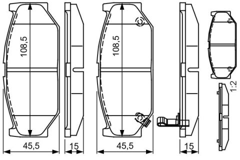 Suzuki Swift 1.2 2011-2016 Bosch Ön Balata