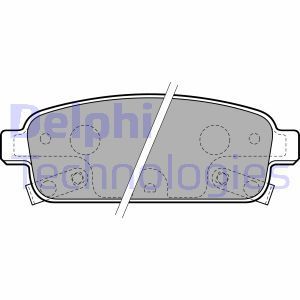 Opel Astra J 1.4 Turbo 2009-2016 Delphi Arka Balata NETPAR25096