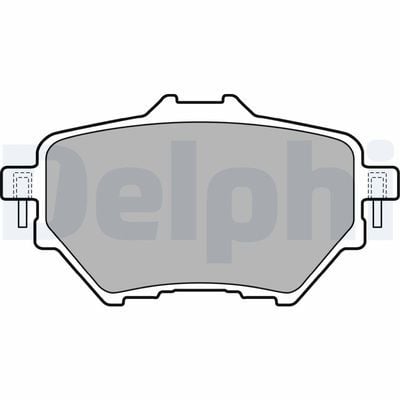 Peugeot Partner 1.5HDI 2018-2025 Delphi Arka Balata WVA25839