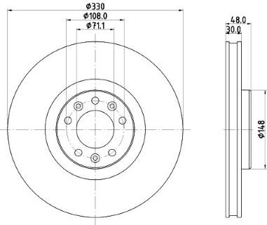 Peugeot 308 1.6HDi 2013-2018 Bosch Ön Disk 2 Adet