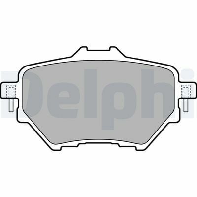 Peugeot Rifter 1.5HDI 2018-2025 Delphi Arka Balata NETPAR25839