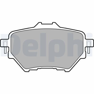 Peugeot 3008 1.5HDI 2017-2024 Delphi Arka Balata NETPAR25839