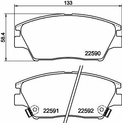 SsangYong XLV 1.6 2016-2019 Blueprint Ön Balata