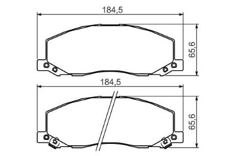 Opel Insignia A 2.0CDTI 2008-2017 Bosch Ön Balata NETPAR24418